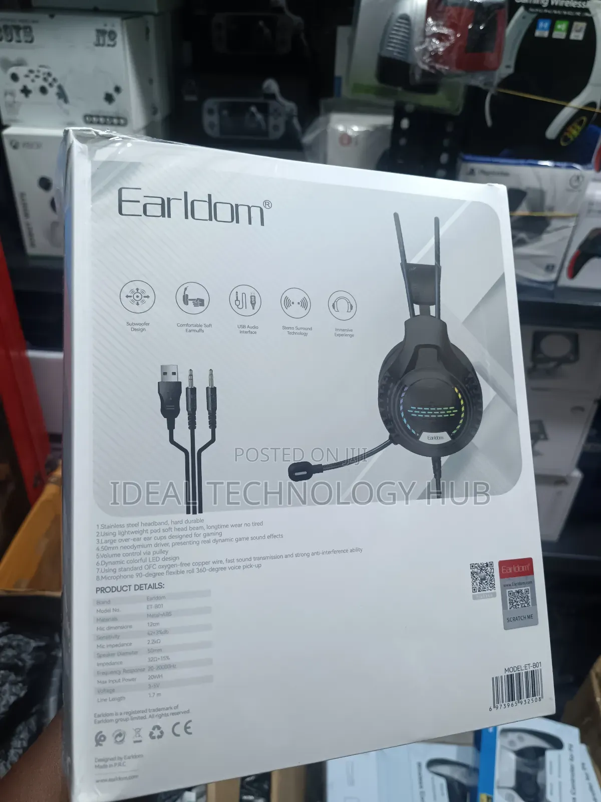 Earldom Gaming Headset Heavy Bass B01