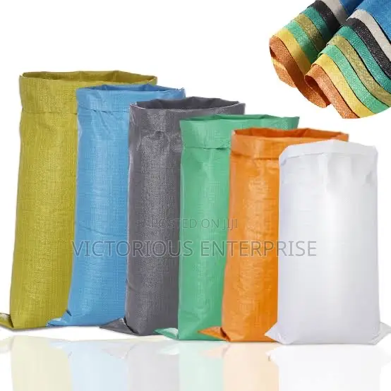 Wholesale Woven Sack Bags for Rice, Beans Industrial Use | Yaba