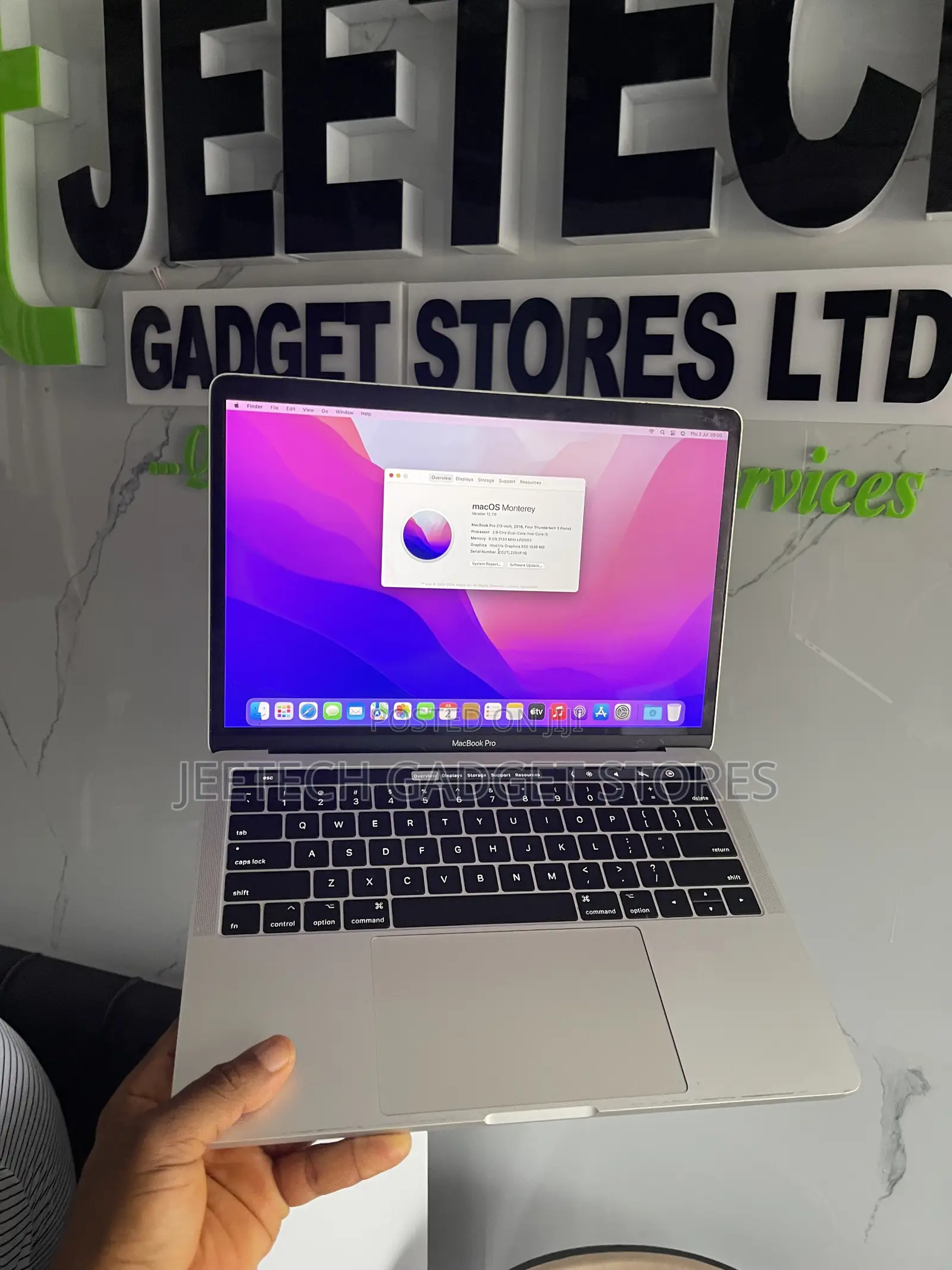 Laptop Apple MacBook Pro 2016 8GB Intel Core i5 SSD 512GB