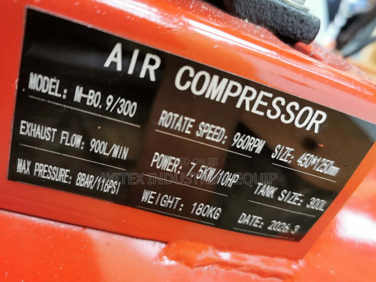 Air Quality Compressor 7.5kw 10hp 300l 380v 16bar