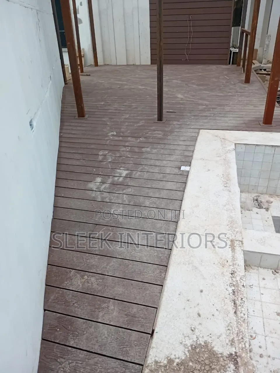Ebony WPC Floor Deck