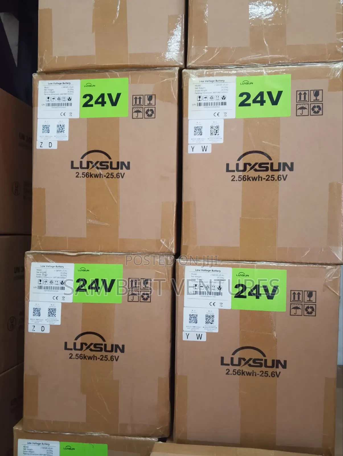 2.5kwh 24v Luxsun Solar Lithium Batteries