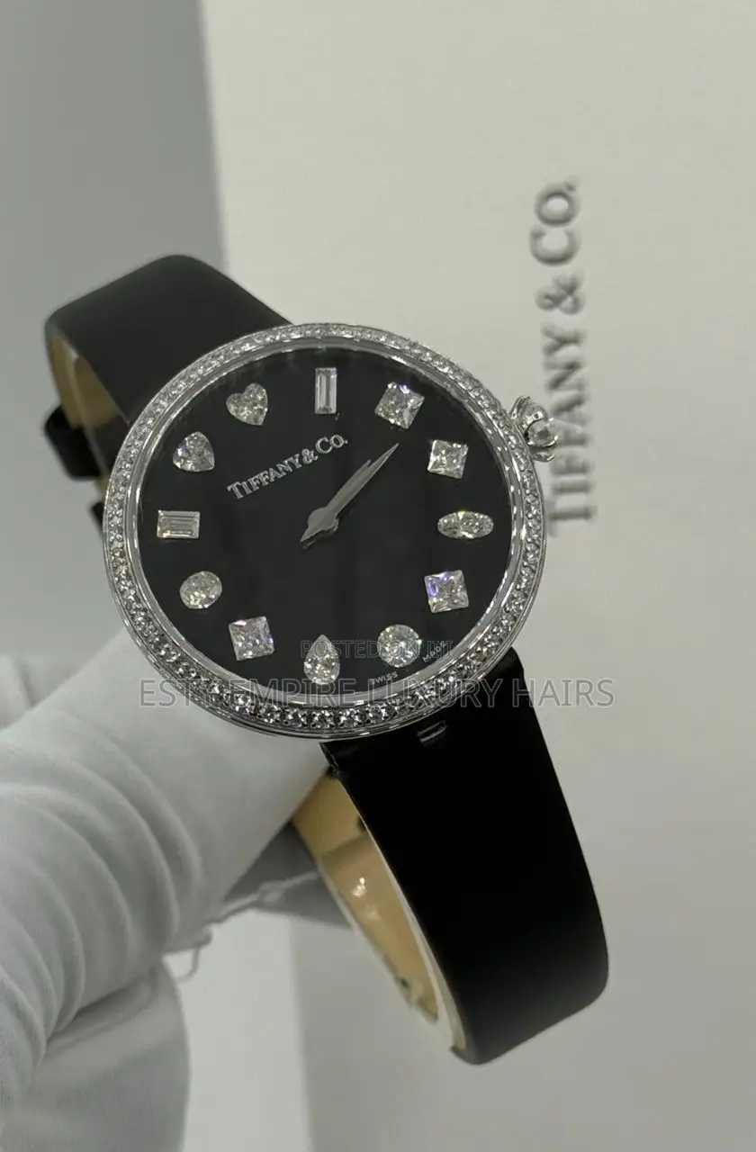 Tiffany Co Quality Luxury Female Genuine Leather Wristwatch