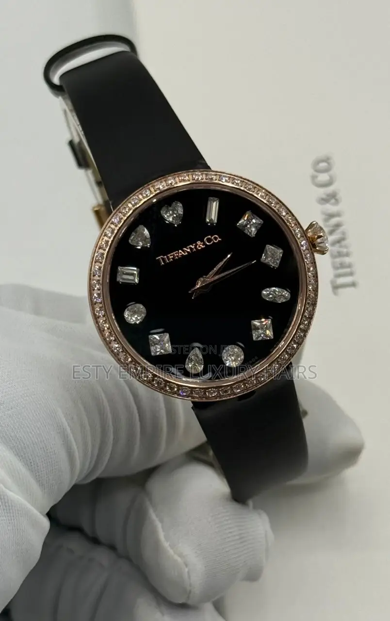 Tiffany Co Quality Luxury Female Genuine Leather Wristwatch
