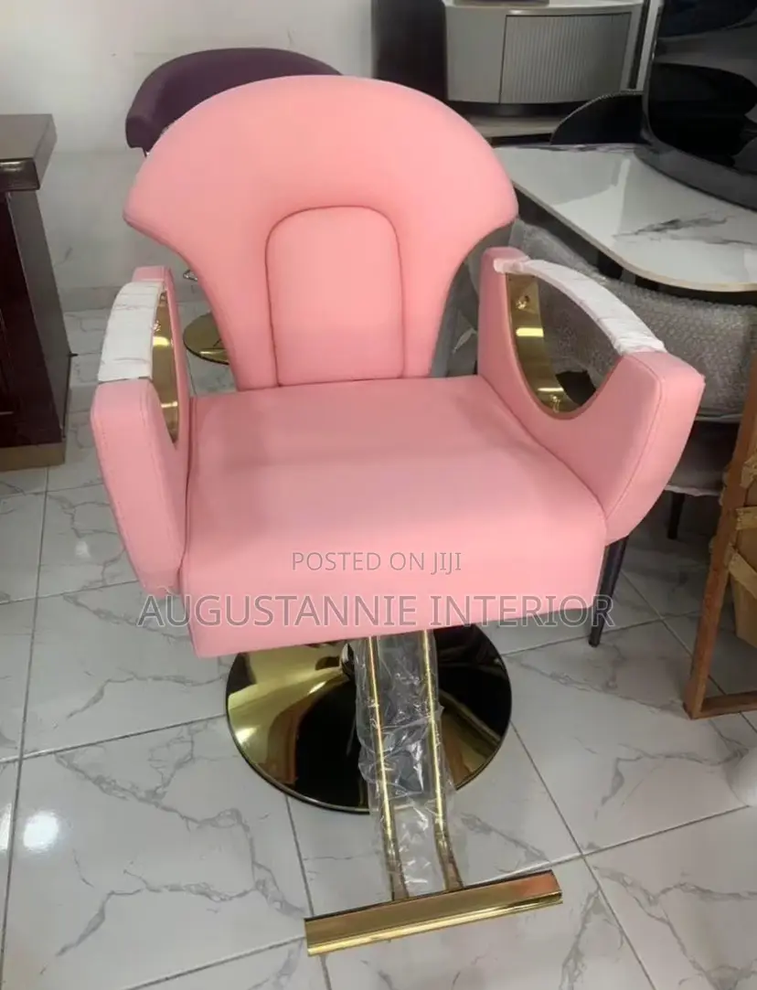 Executive Hydraulic Styling Chair With Chrome Accents