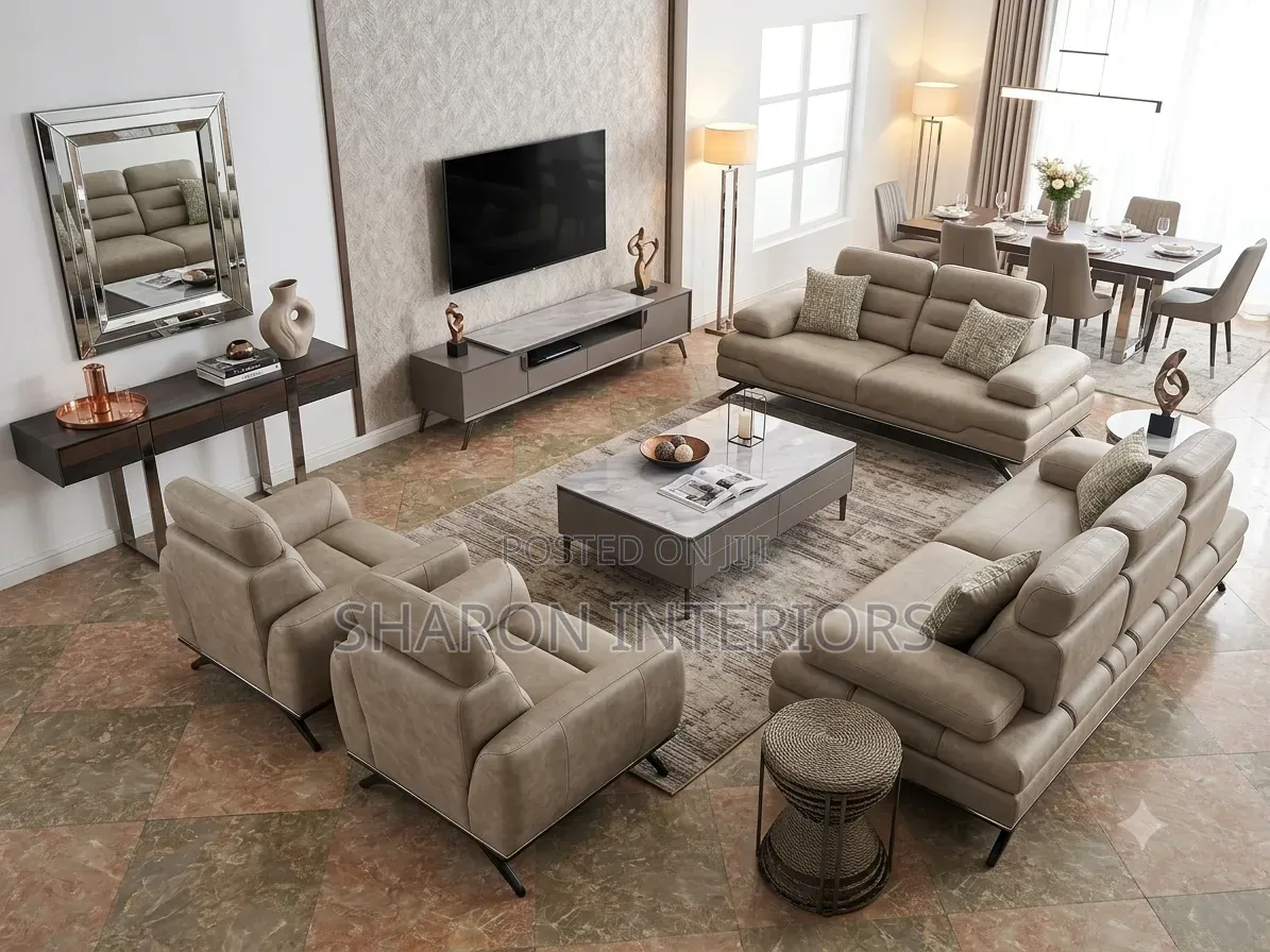 Contemporary Leather Sofa