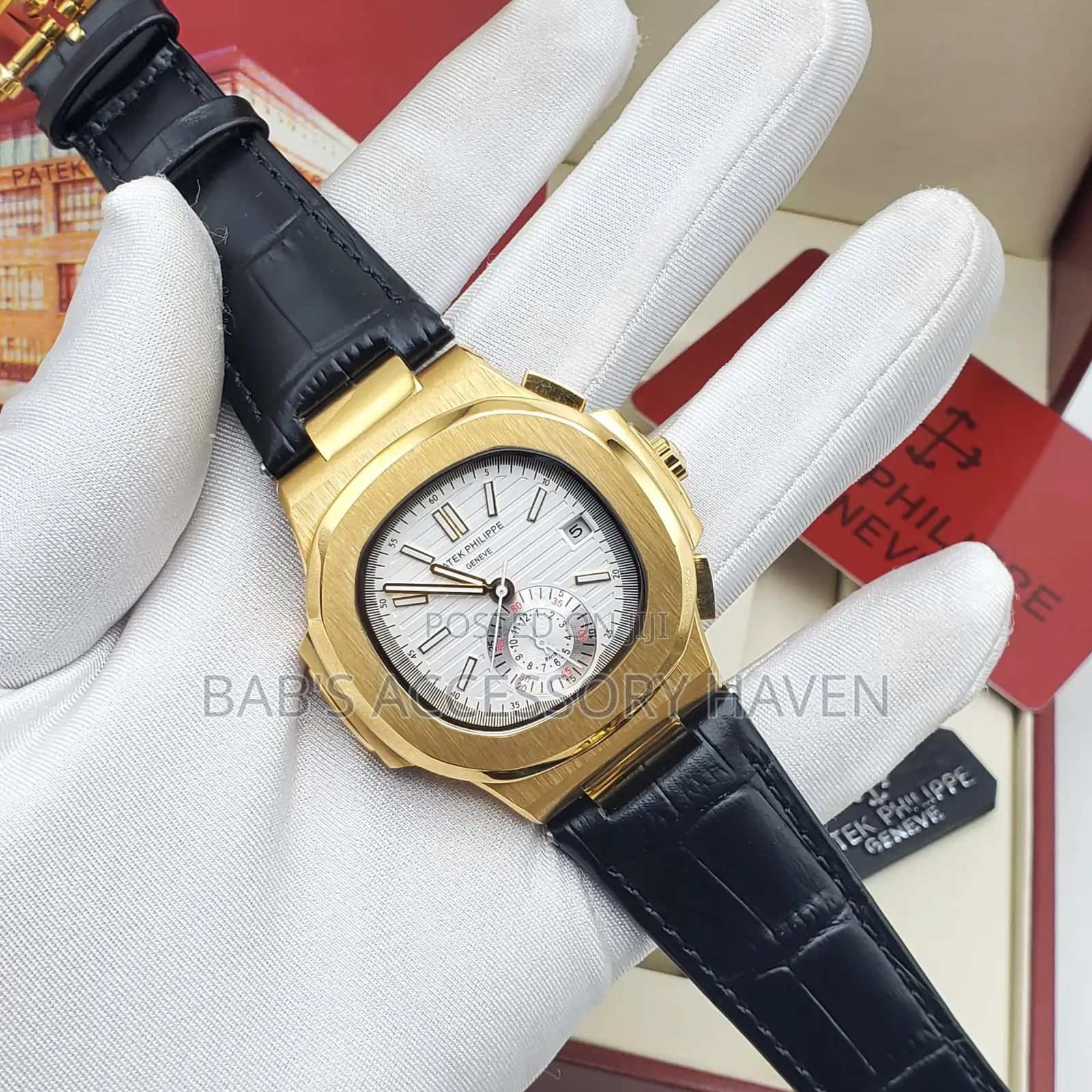 Patek Philippe Nautilus Leather Strap