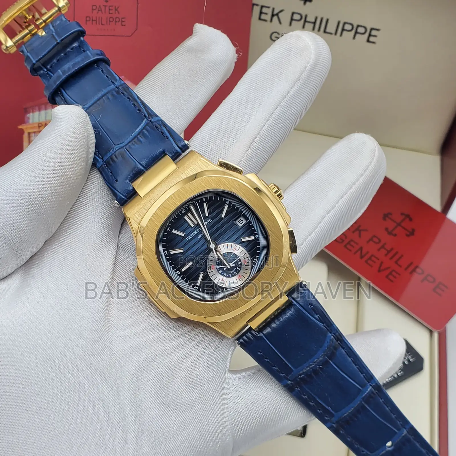 Patek Philippe Nautilus Leather Strap