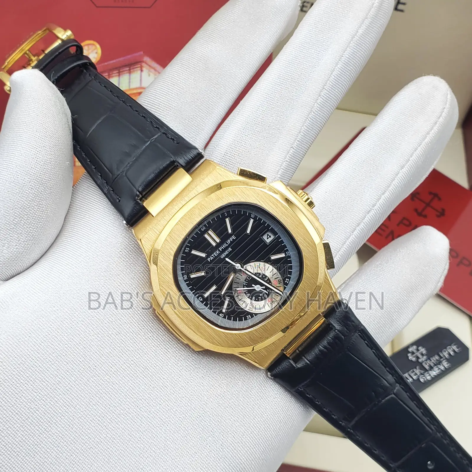 Patek Philippe Nautilus Leather Strap
