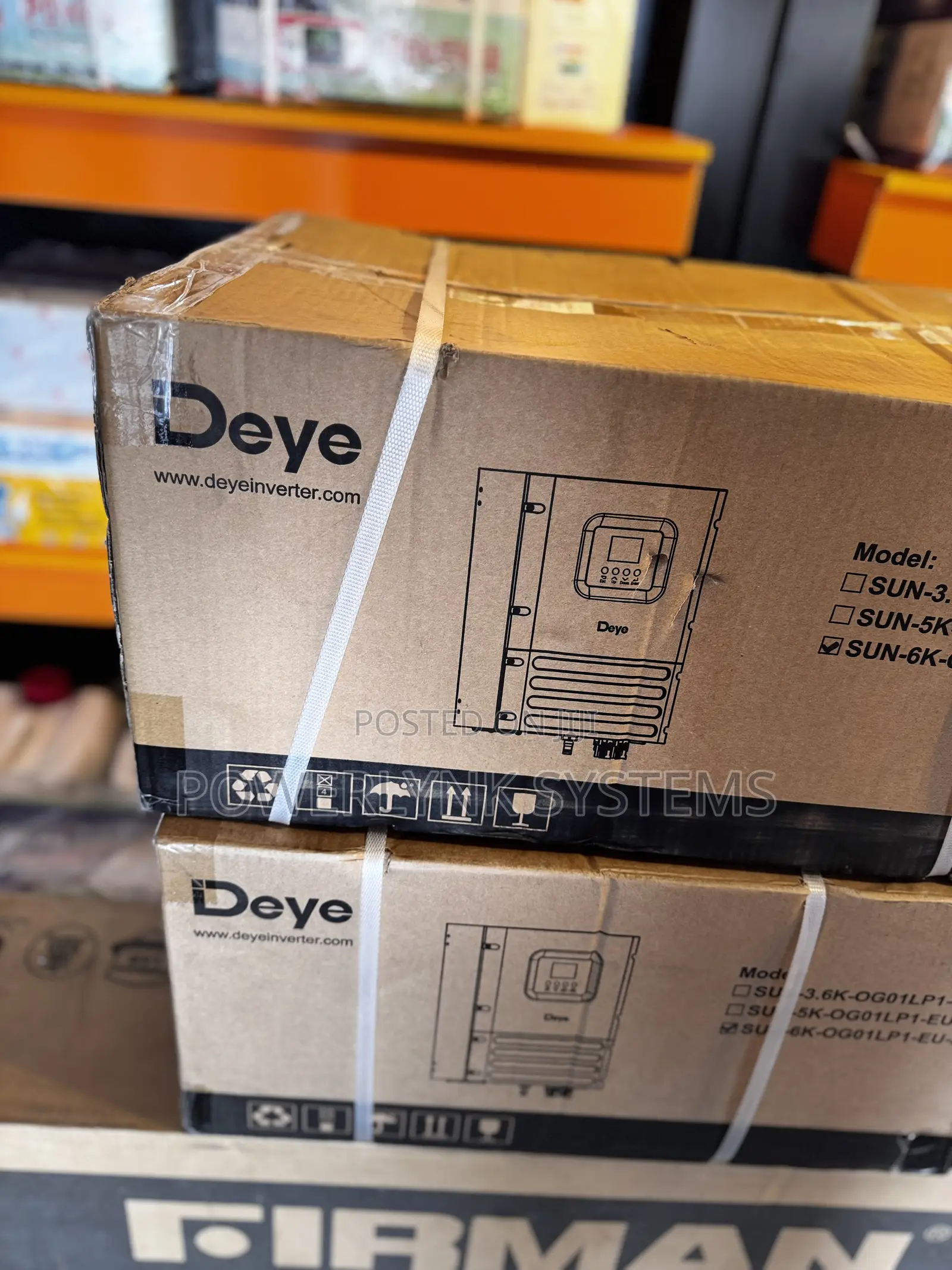 Deye 6kva Inverter Hybrid 48v Dual MPPT Inbuilt