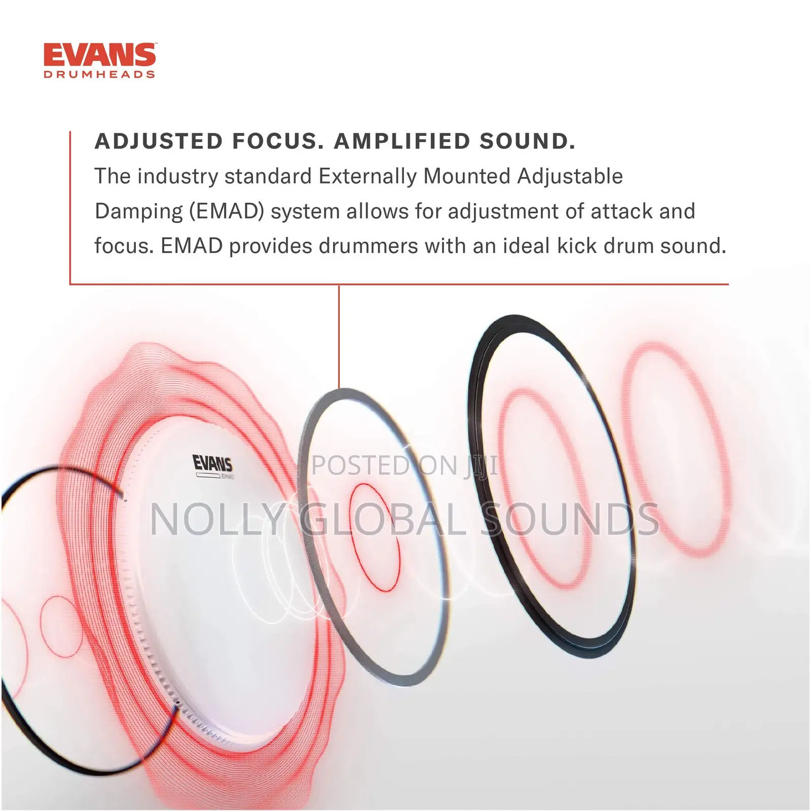 Evans Drum Head (5-Sets) Coated