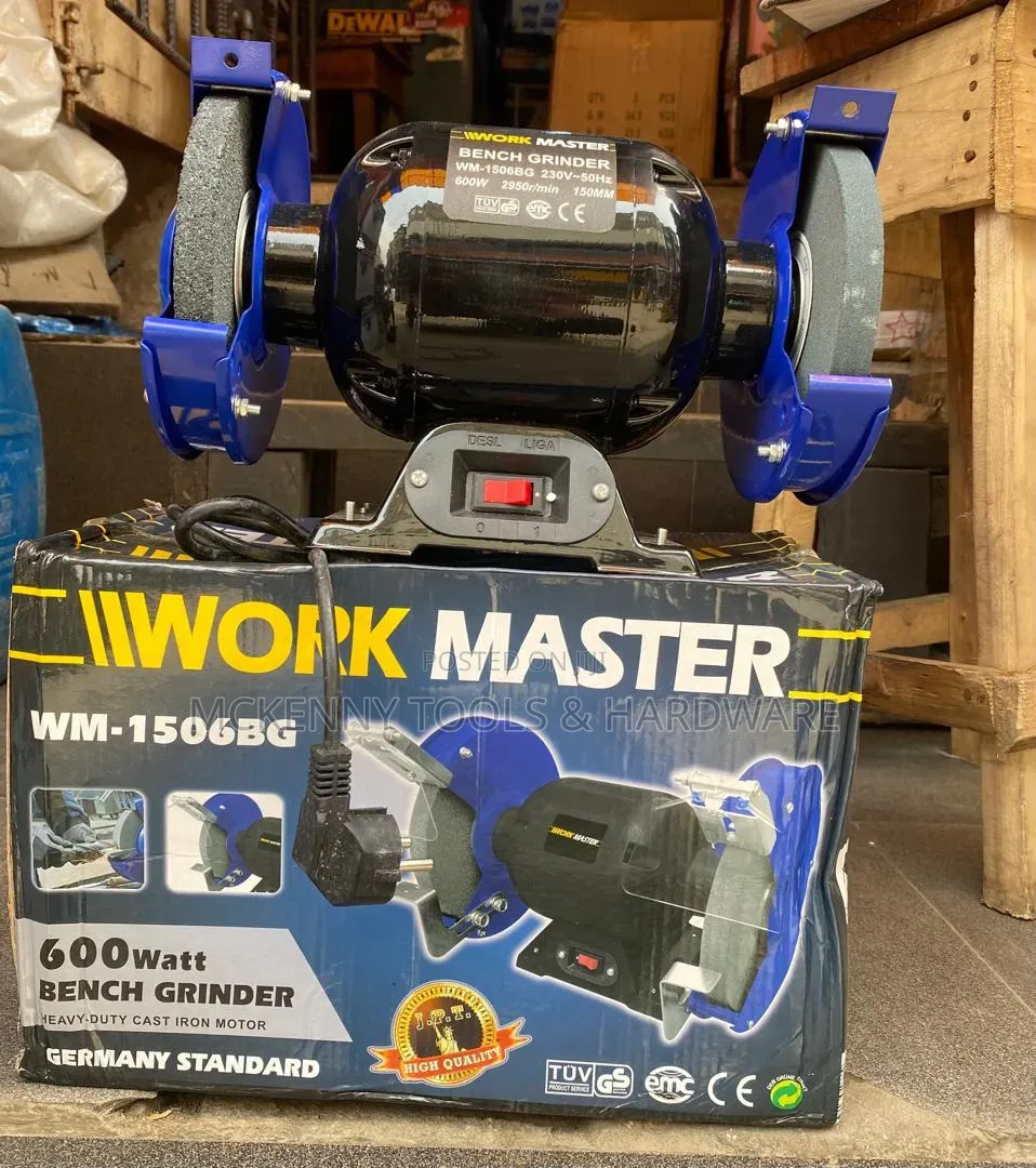 Work Master 6" Bench Grinder (600w Heavy Duty) – Brand New!