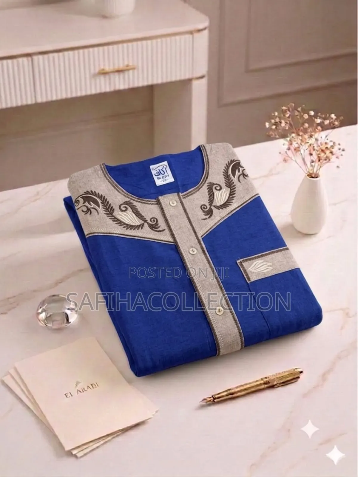 Cotton Short Sleeve Jallabiya