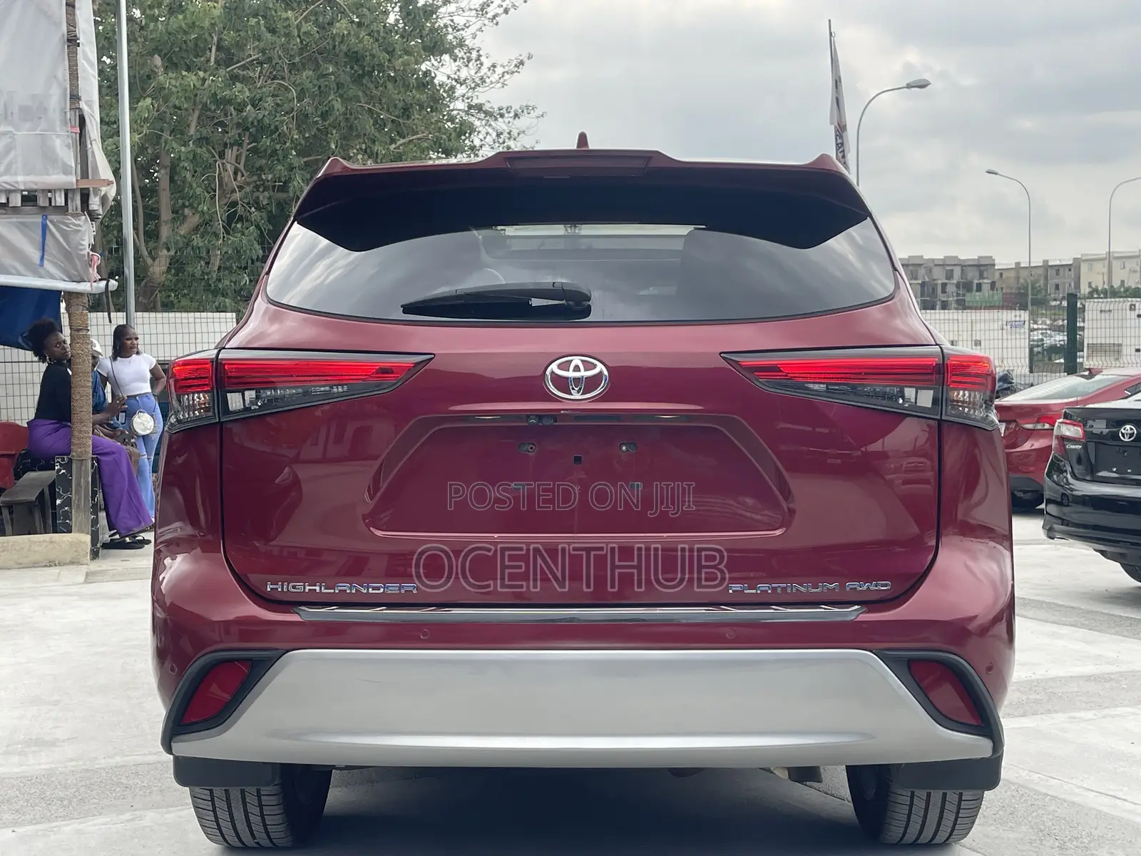 Toyota Highlander Platinum 2021 Red