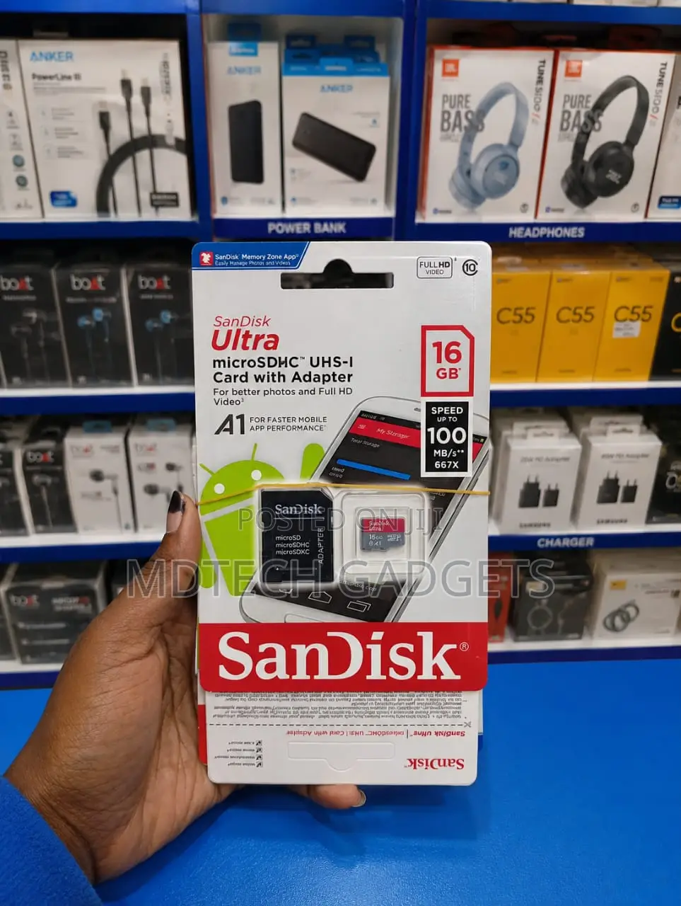Sandisk Ultra Microsdhc Uhs-I 16gb