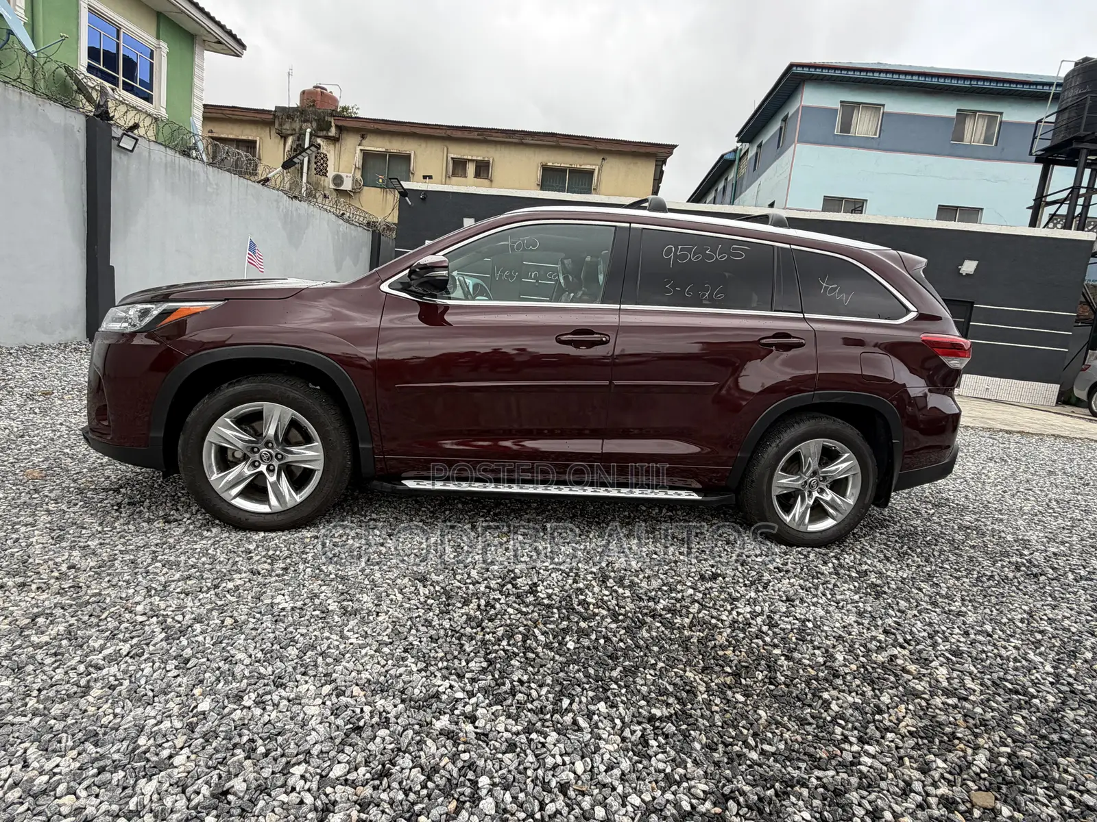 Toyota Highlander Limited 2019 Burgundy