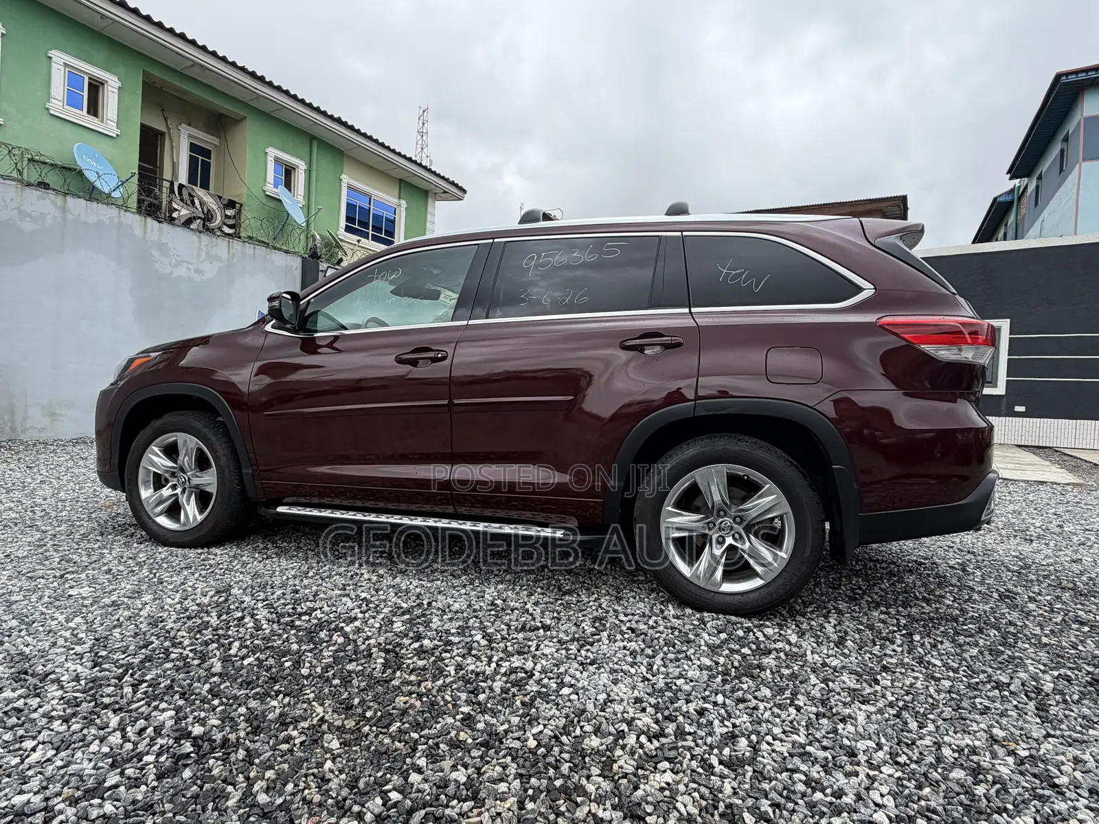 Toyota Highlander Limited 2019 Burgundy