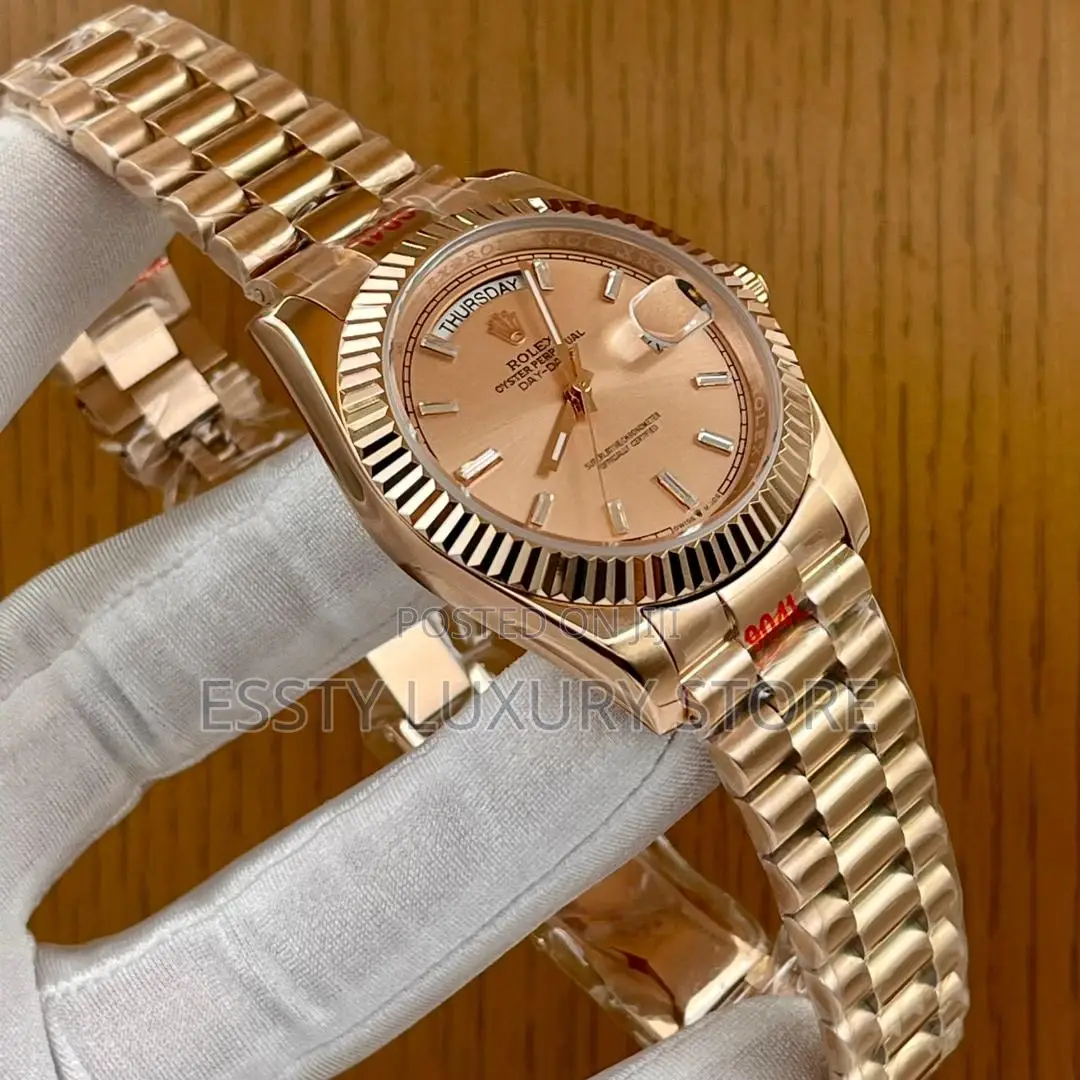 Rolex Quality Luxury Men Chain Wristwatch