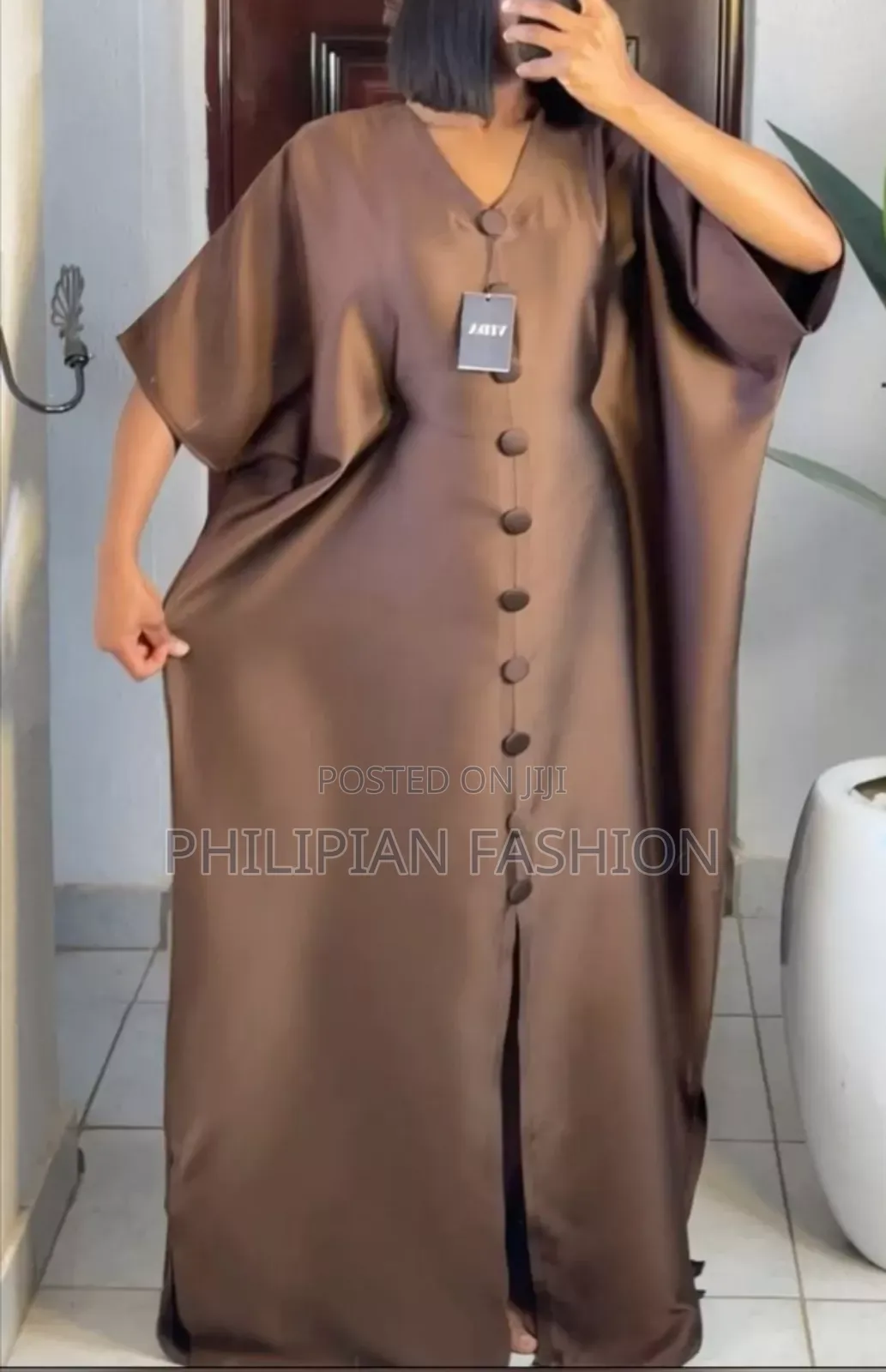 Bubu Gown With Customized Button
