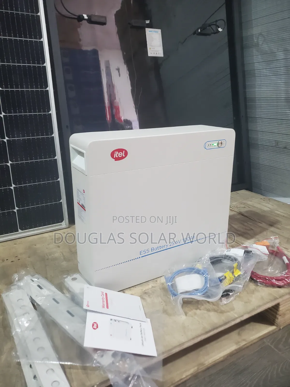 Itel 2.56kwh ( 100ah 24v / 25.6v ) Lithium Ion Battery