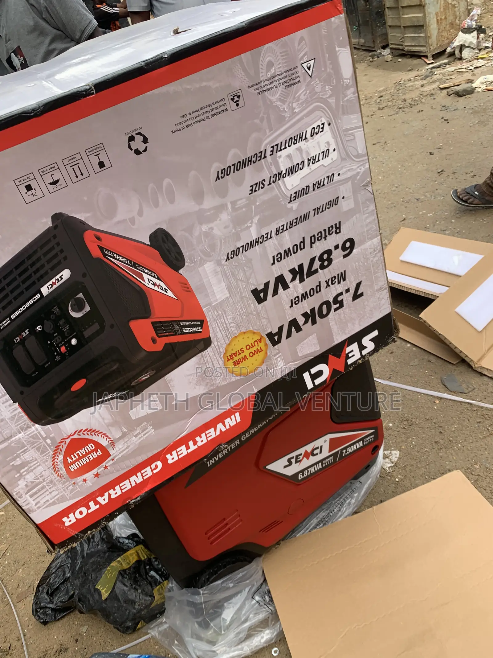 Senci Sc9800ies 7.5kva Inverter Generator – Silent Powerful