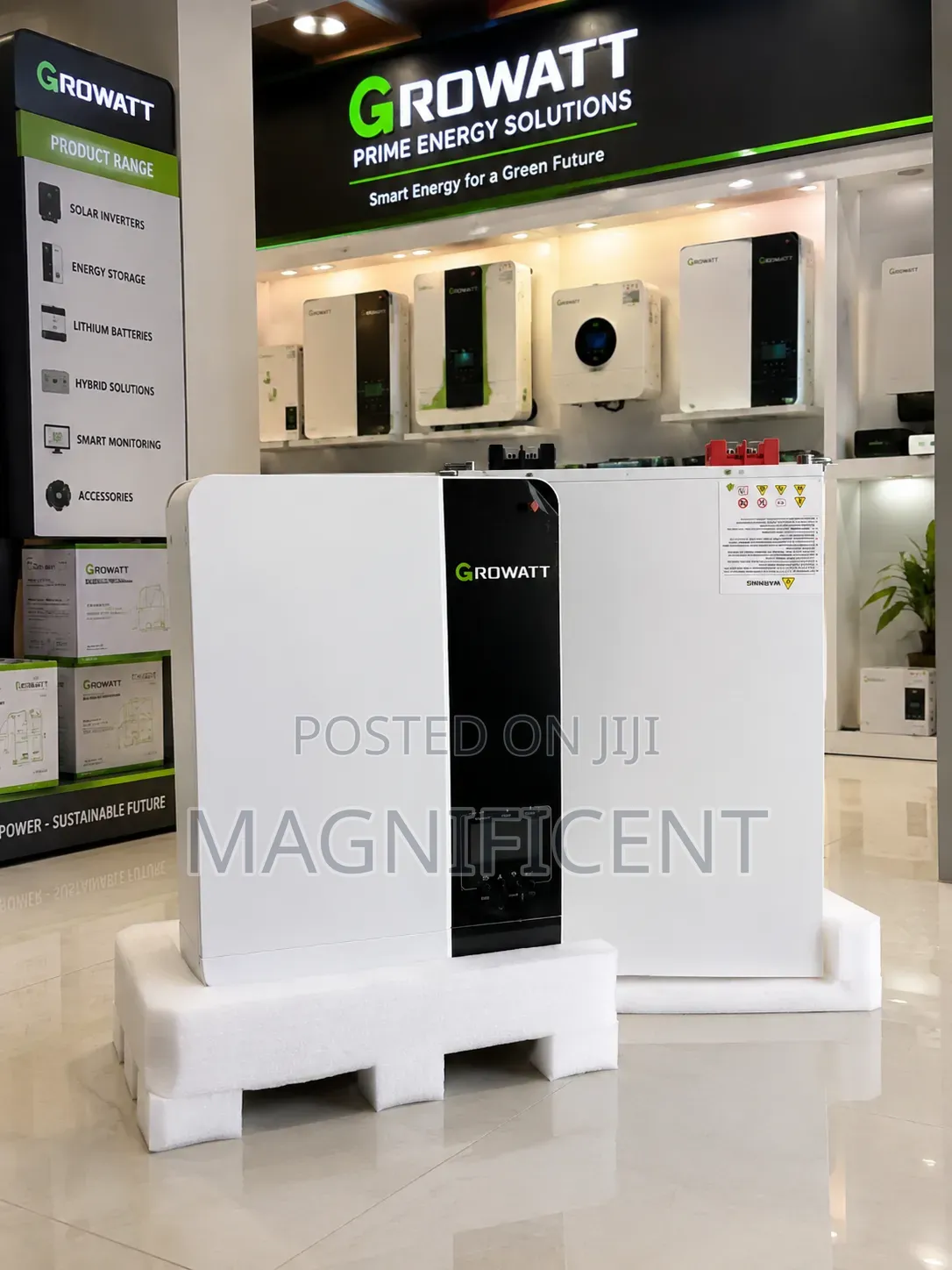 Growatt 5kva Hybrid Inverter + 5kwh 51.2v Lithium Battery