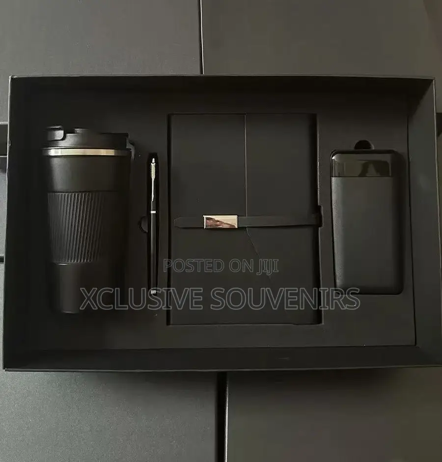 Classic Corporate Gift Set Notebook Thermal Mug Pen and Power Bank