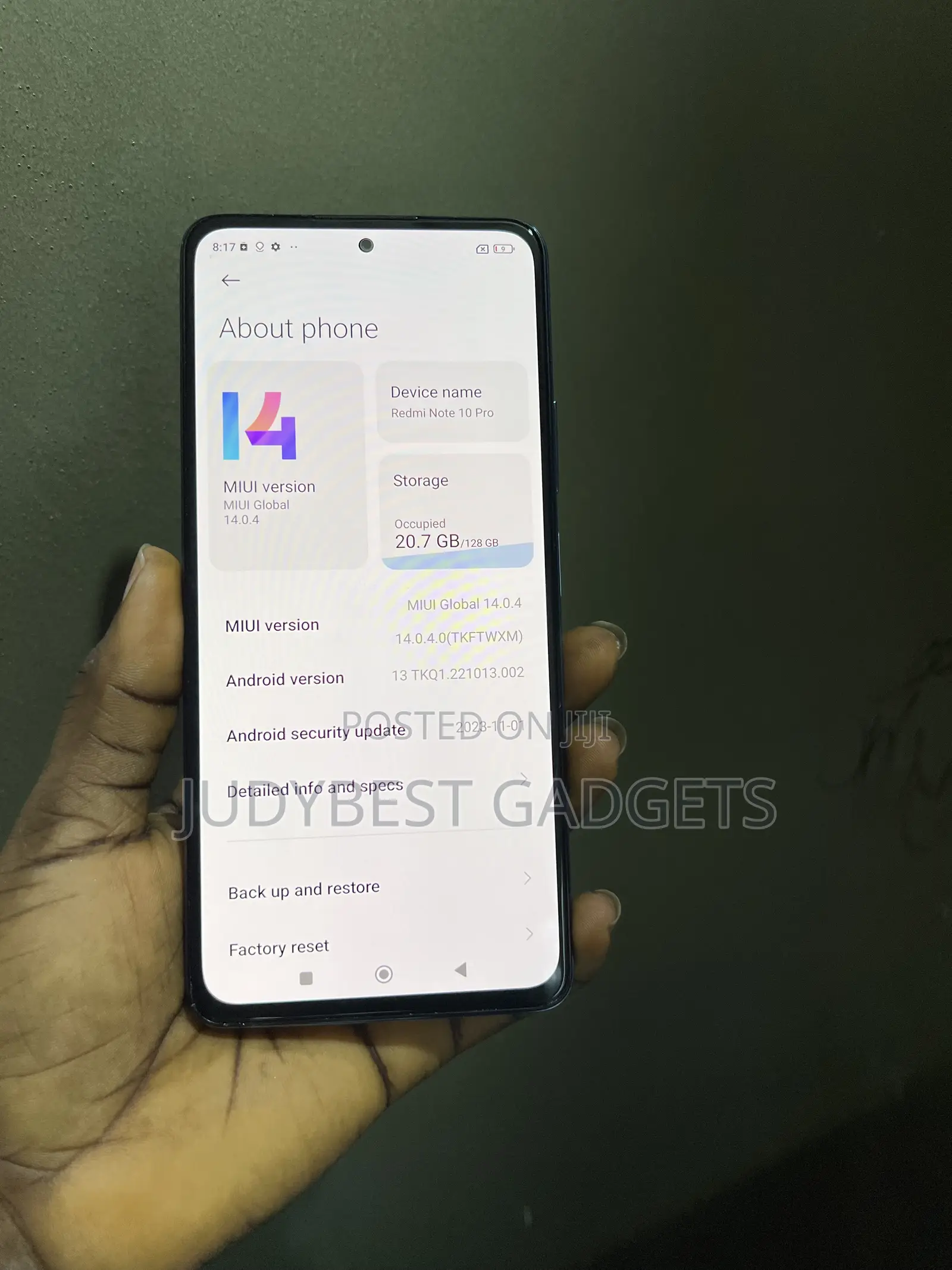Xiaomi Redmi Note 10 Pro 128 GB Blue