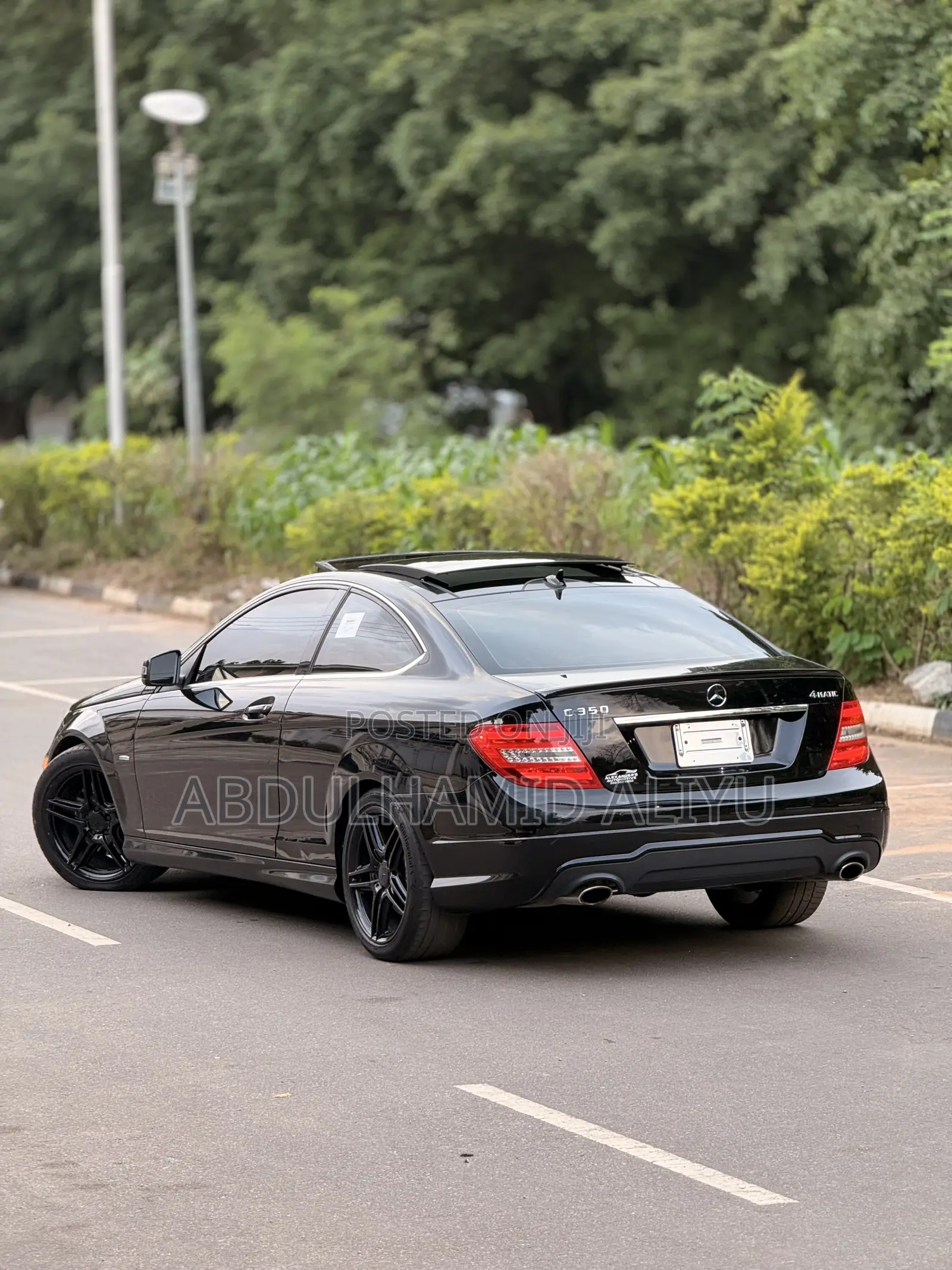 Mercedes-Benz C350 C 350 4MATIC AWD 2012 Black