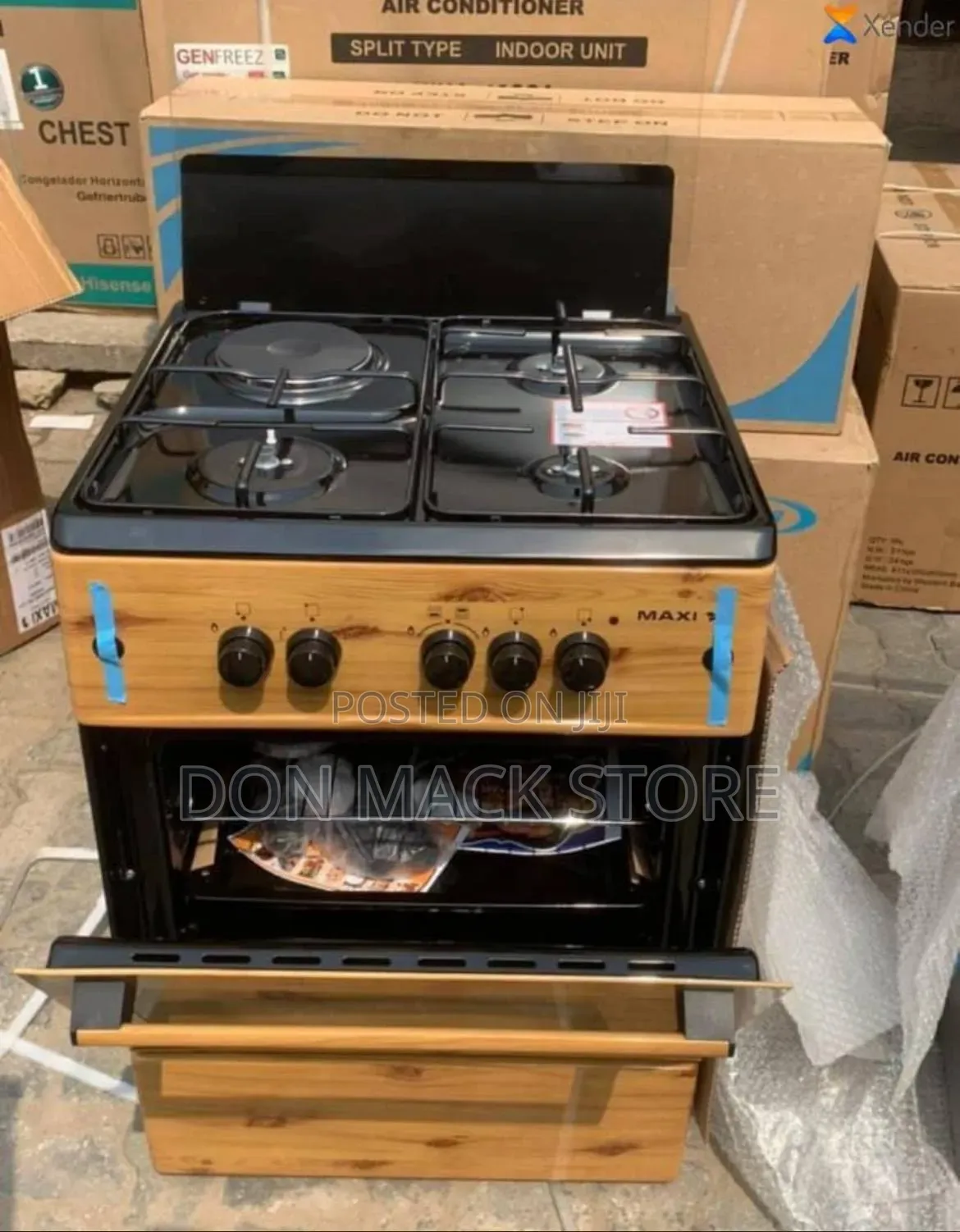 Maxi 60*60 3+1 Gas Cooker With Grill