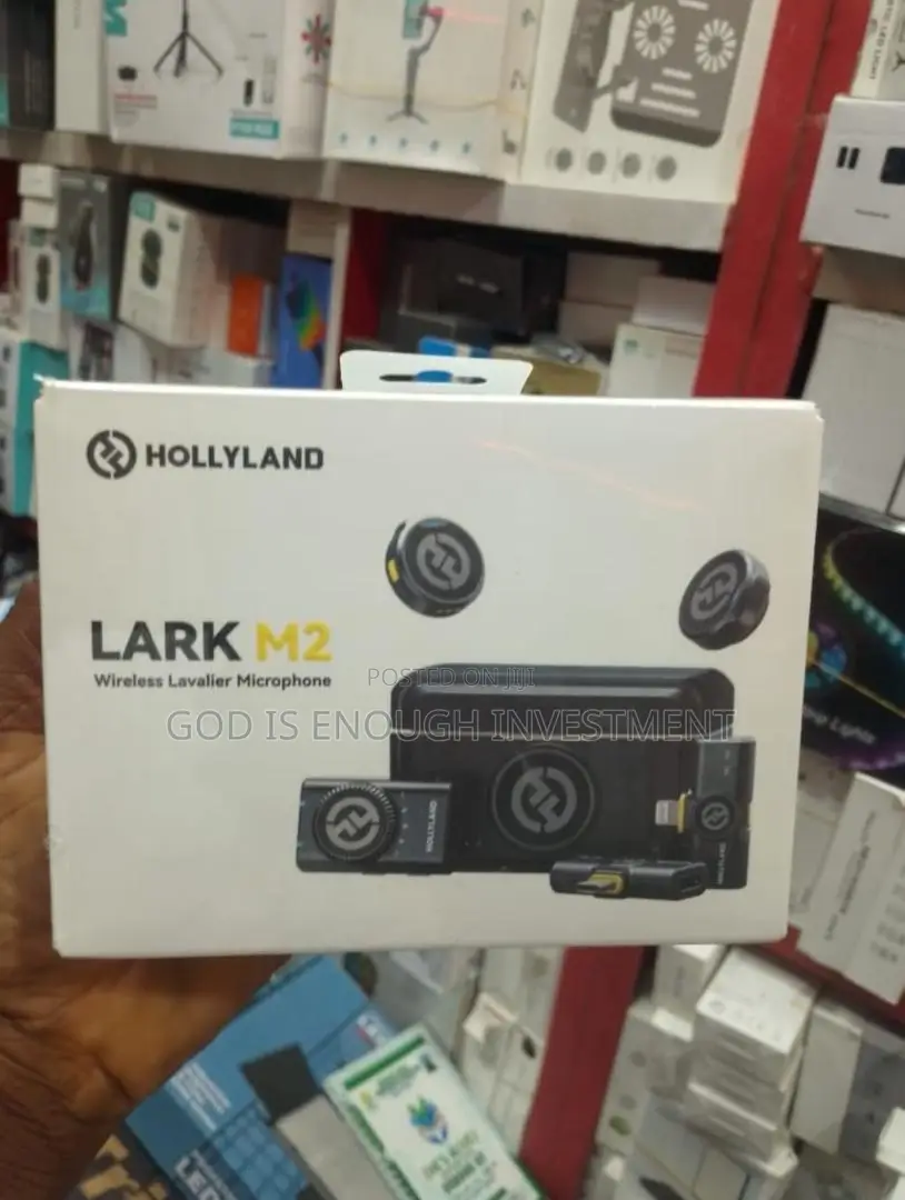 Hollyland Lark M2 Combo Wireless Lavalier Microphone, 300m Range (Anc)