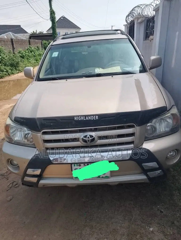 Toyota Highlander 2006 Gold