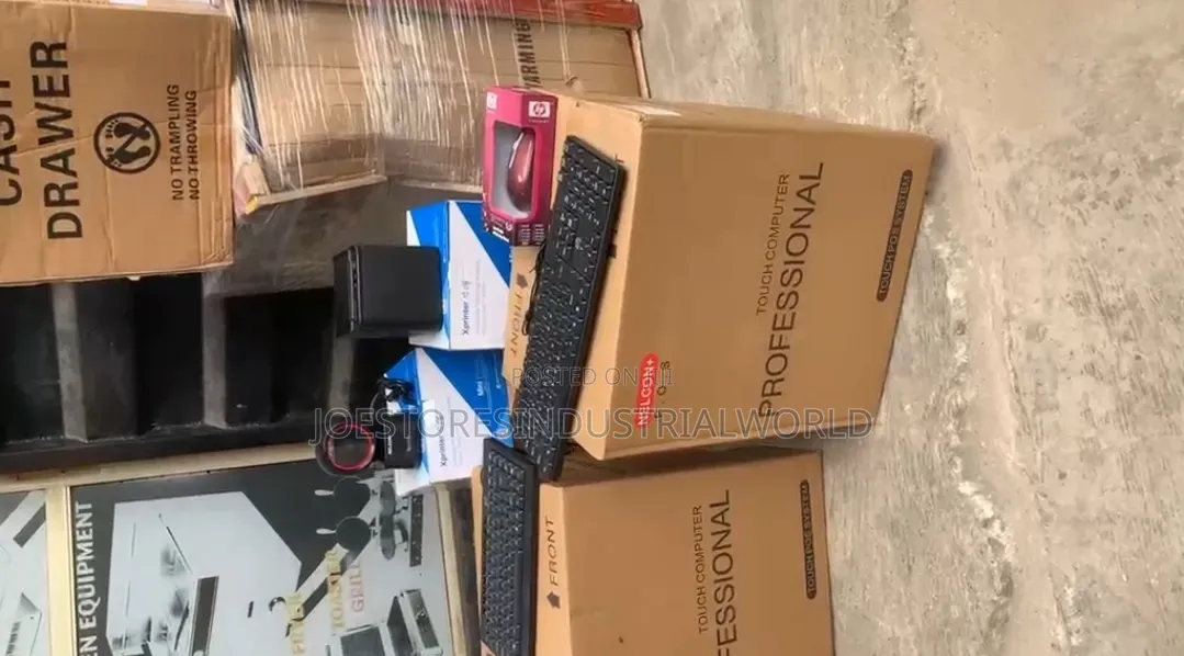 Complete Set Pos Cash Register Machine With Drawer and Scanner