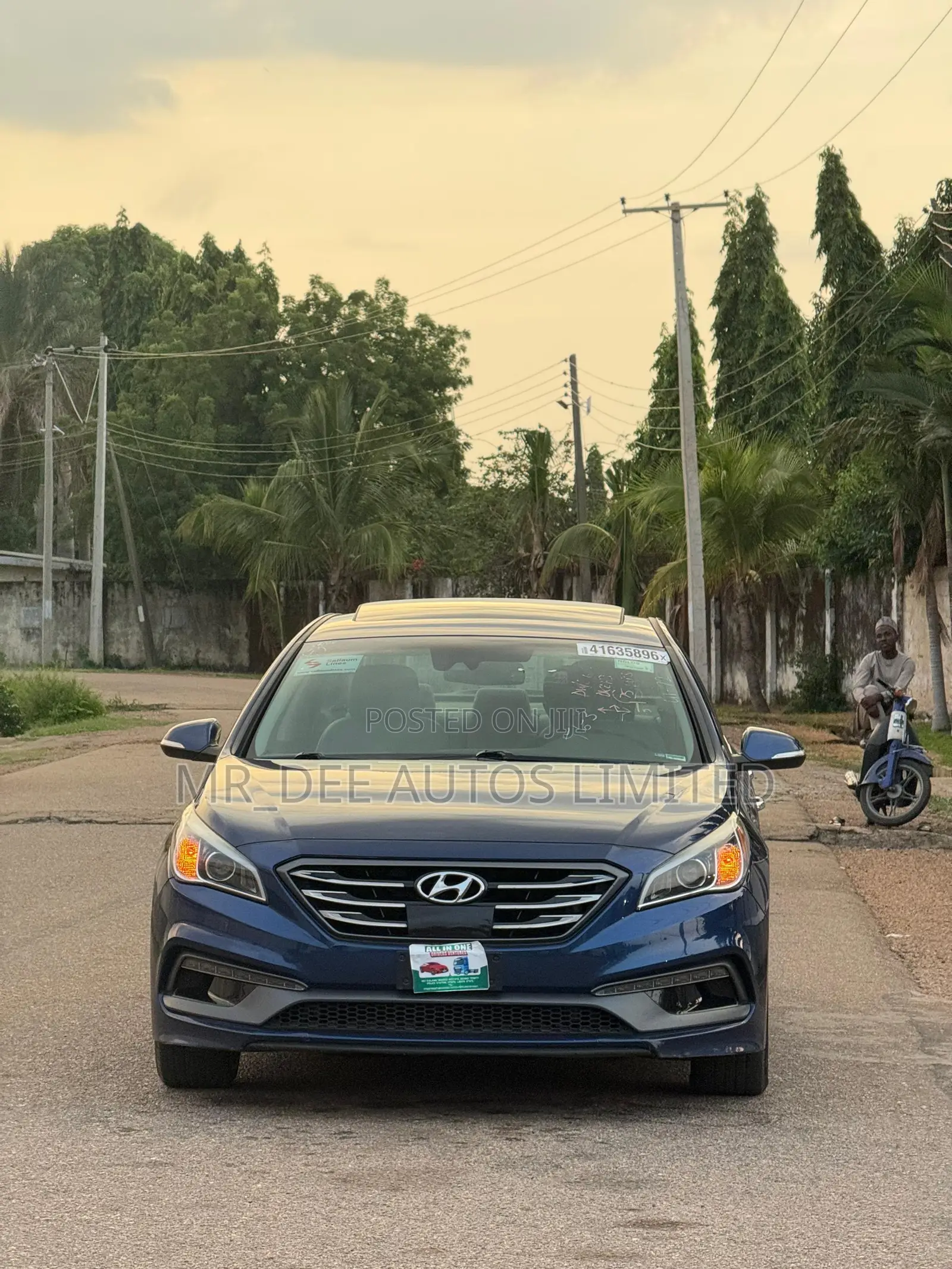 Hyundai Sonata 2017 Blue
