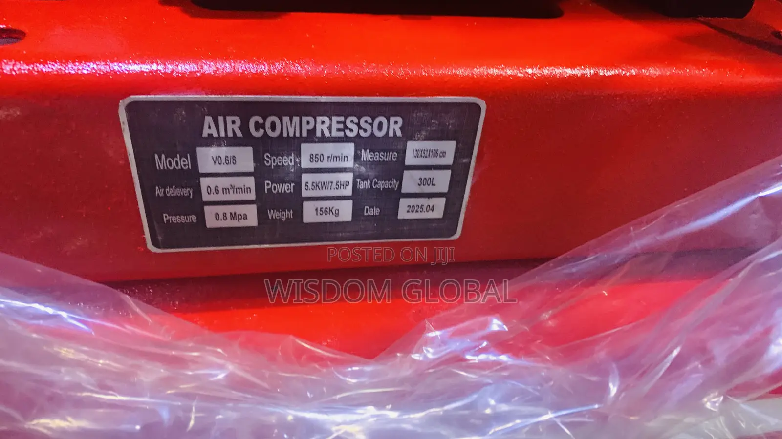 Original 300l Air Compressor 10hp