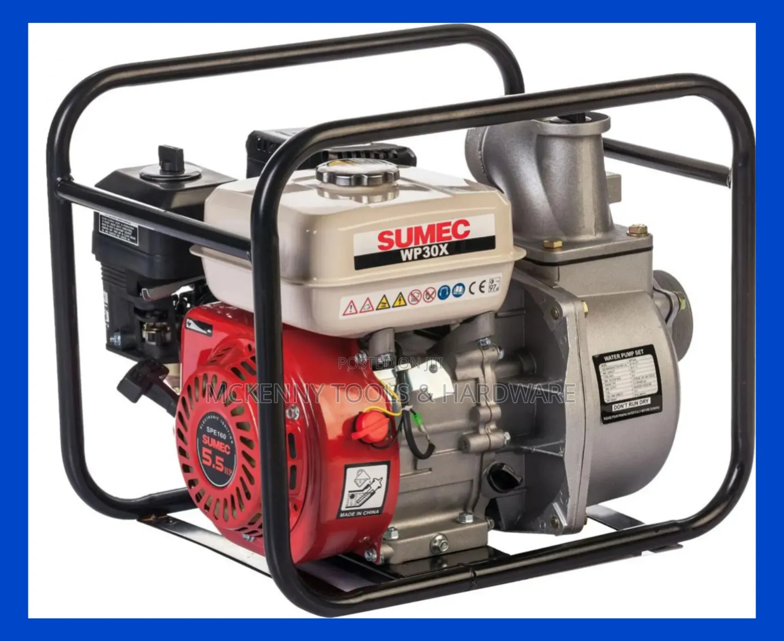 Original Sumec Wp30x 3-Inch Petrol Water Pumping Machine - Brand New
