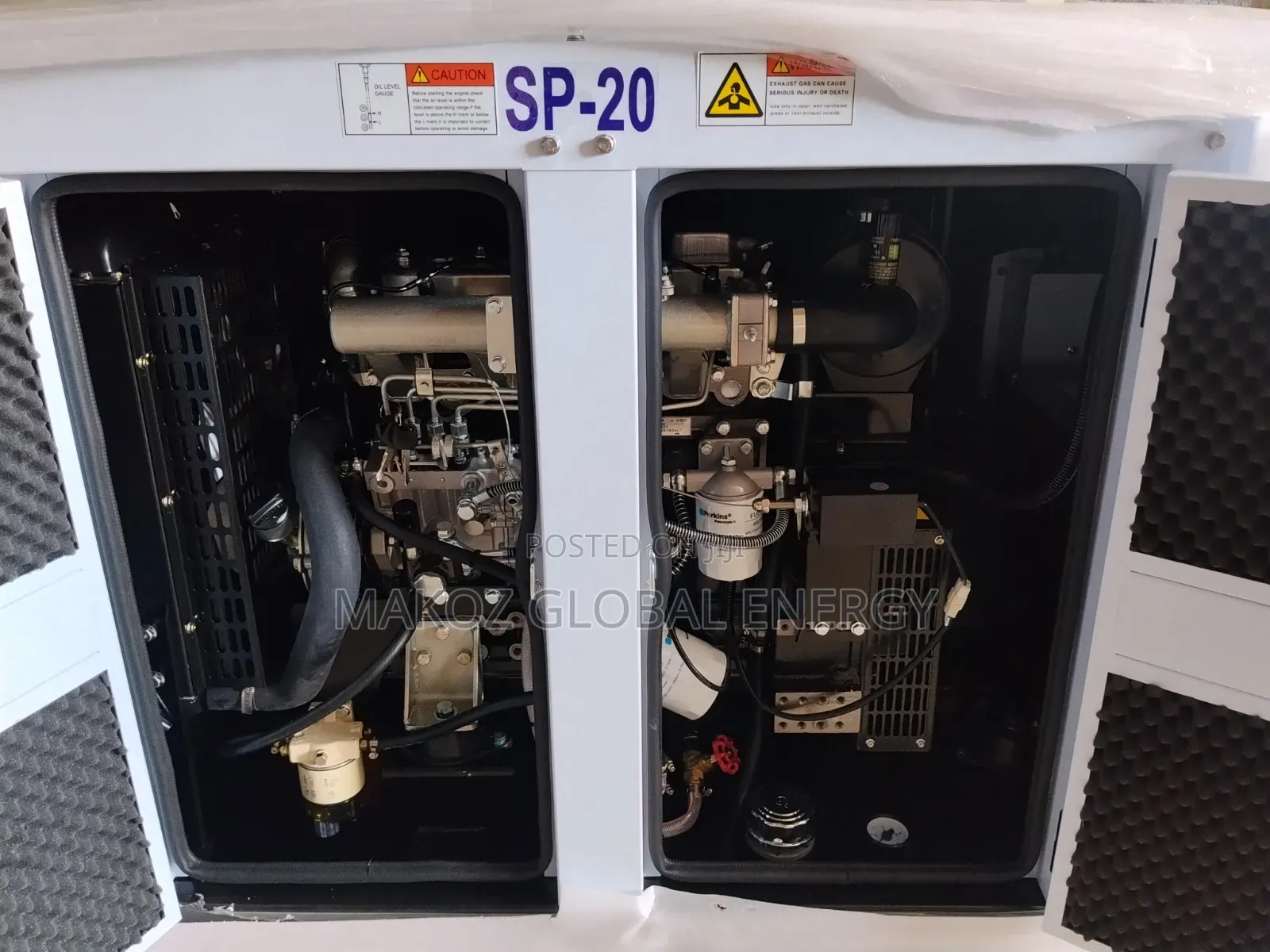 Brand New 20kva Perkins Soundproof Diesel Generator 100% Copper Coil