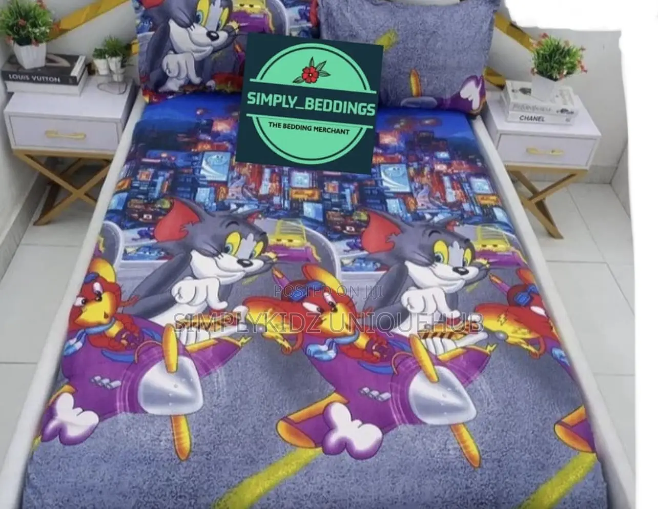 Sale Alert! Tom Jerry Cartoon Character Bedsheet