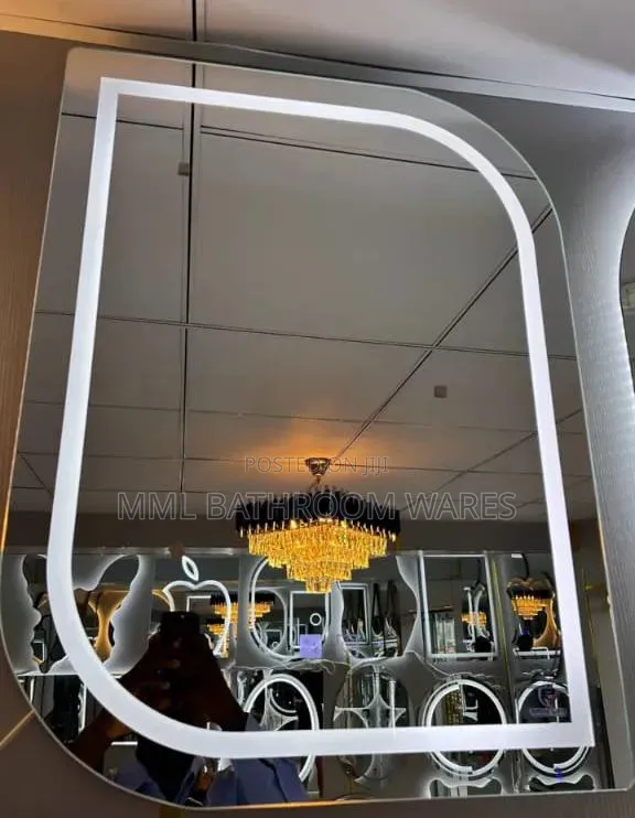 Wall Mount Bedroom, Bathroom Led Mirrors Size 80cmx60cm