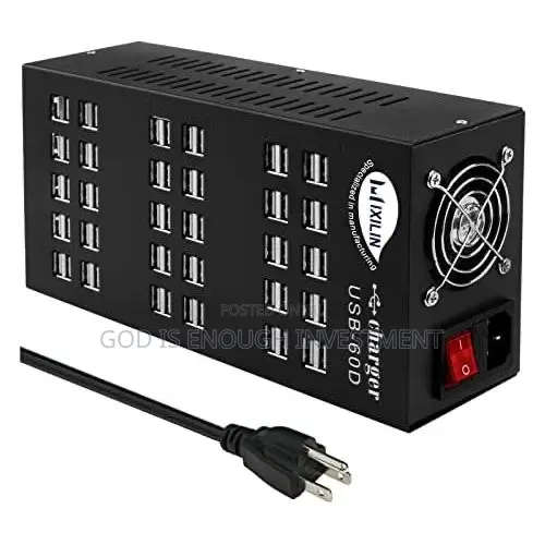 400w Super-Fast Charging USB Hubs 60 Ports Station With Safety Protect