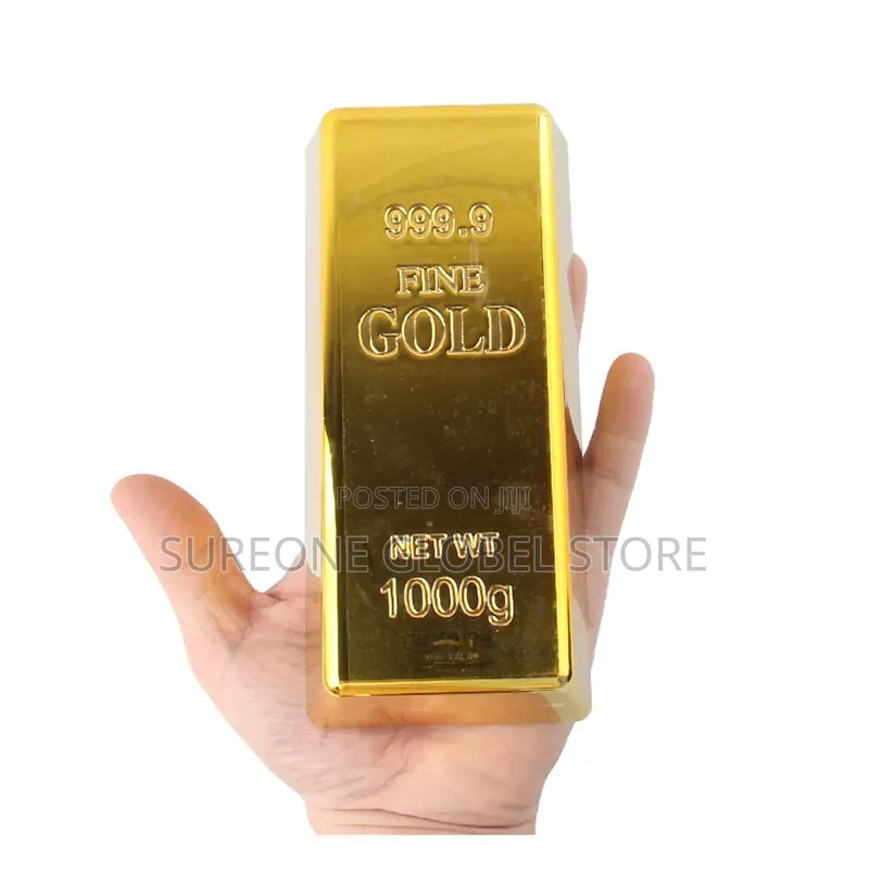 Fake Gold Bar Plastic Golden