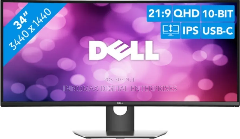 Dell Ultrasharp 34-Inch 3440x1440 Frameless Ips Led Monitor With Usb-C