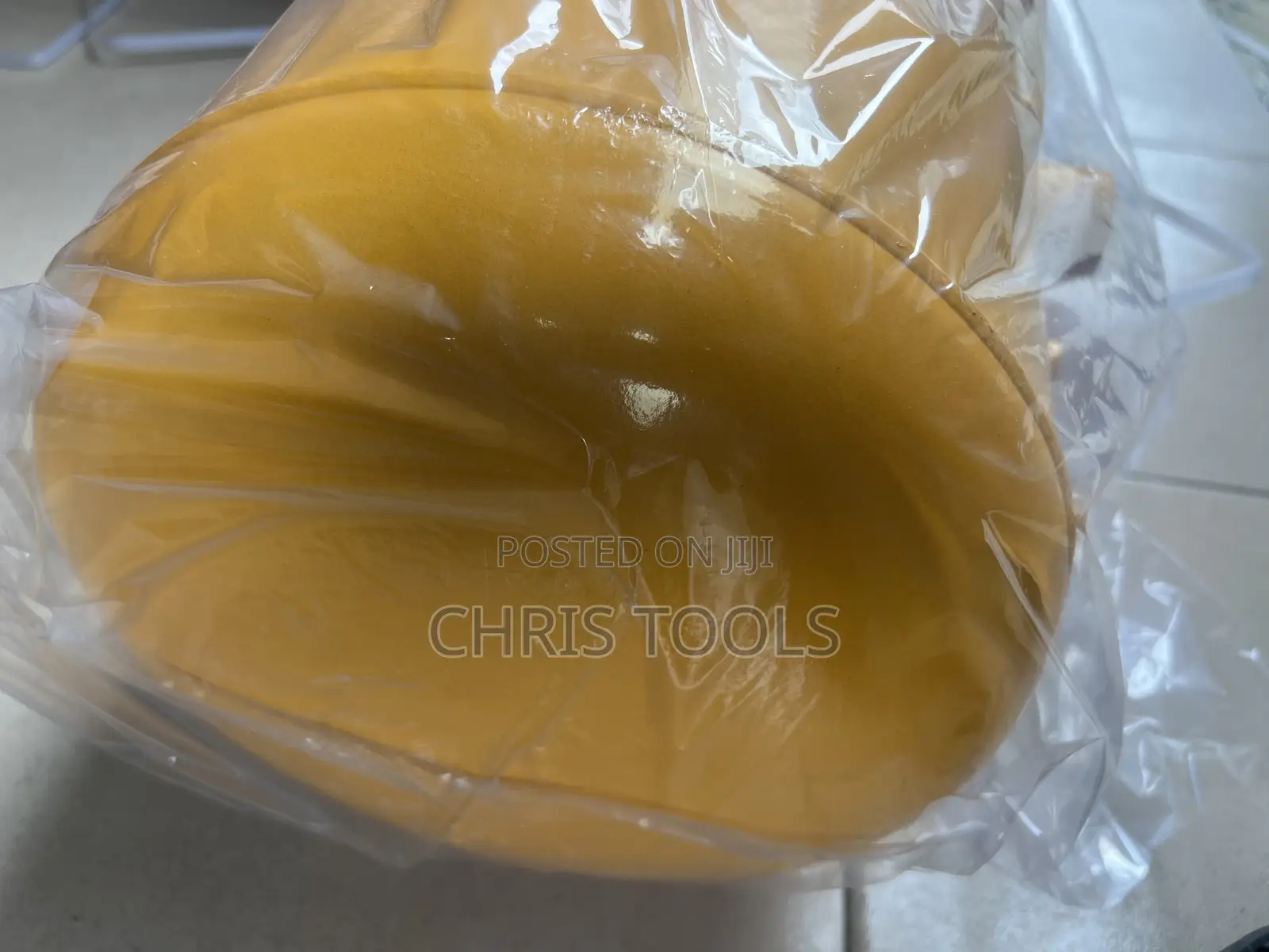 20-Liter Yellow Pneumatic Tire Bead Blaster and Sealer.