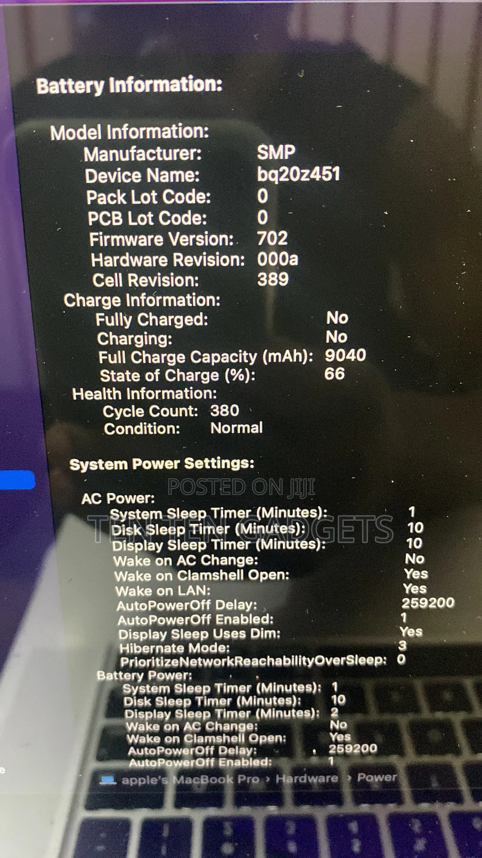 Laptop Apple MacBook Pro 2015 16GB Intel Core i7 SSD 512GB
