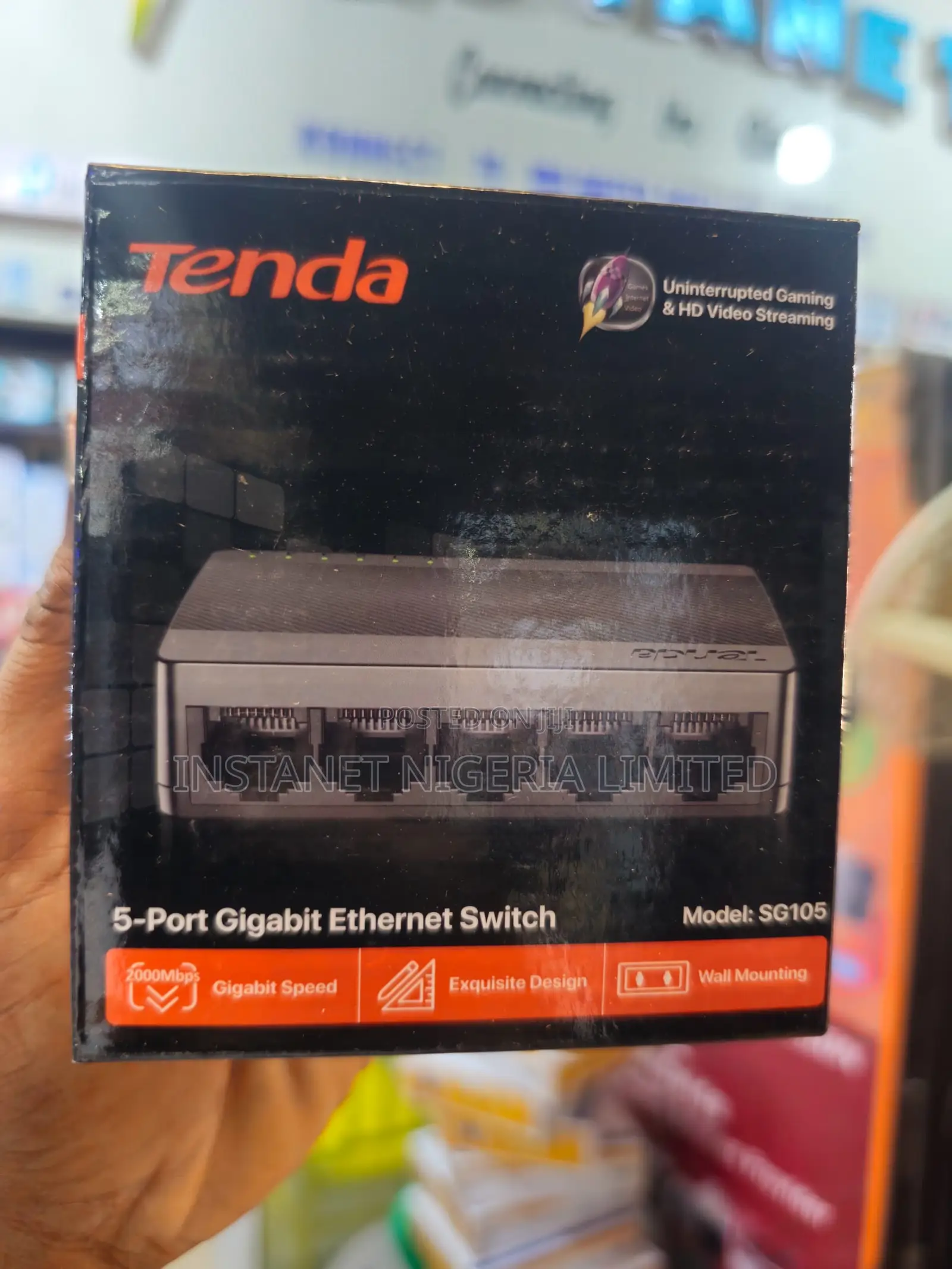 Tenda Sg105 5-Port Gigabit Ethernet Switch