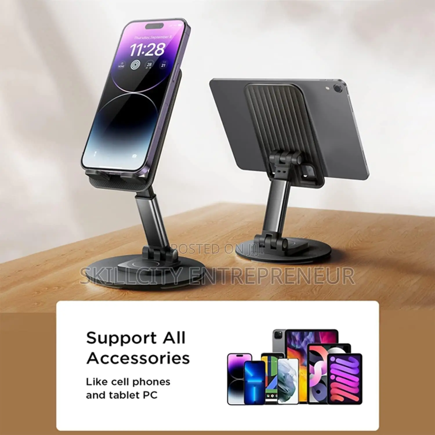 Folding Lifting Bracket. Phone Stand
