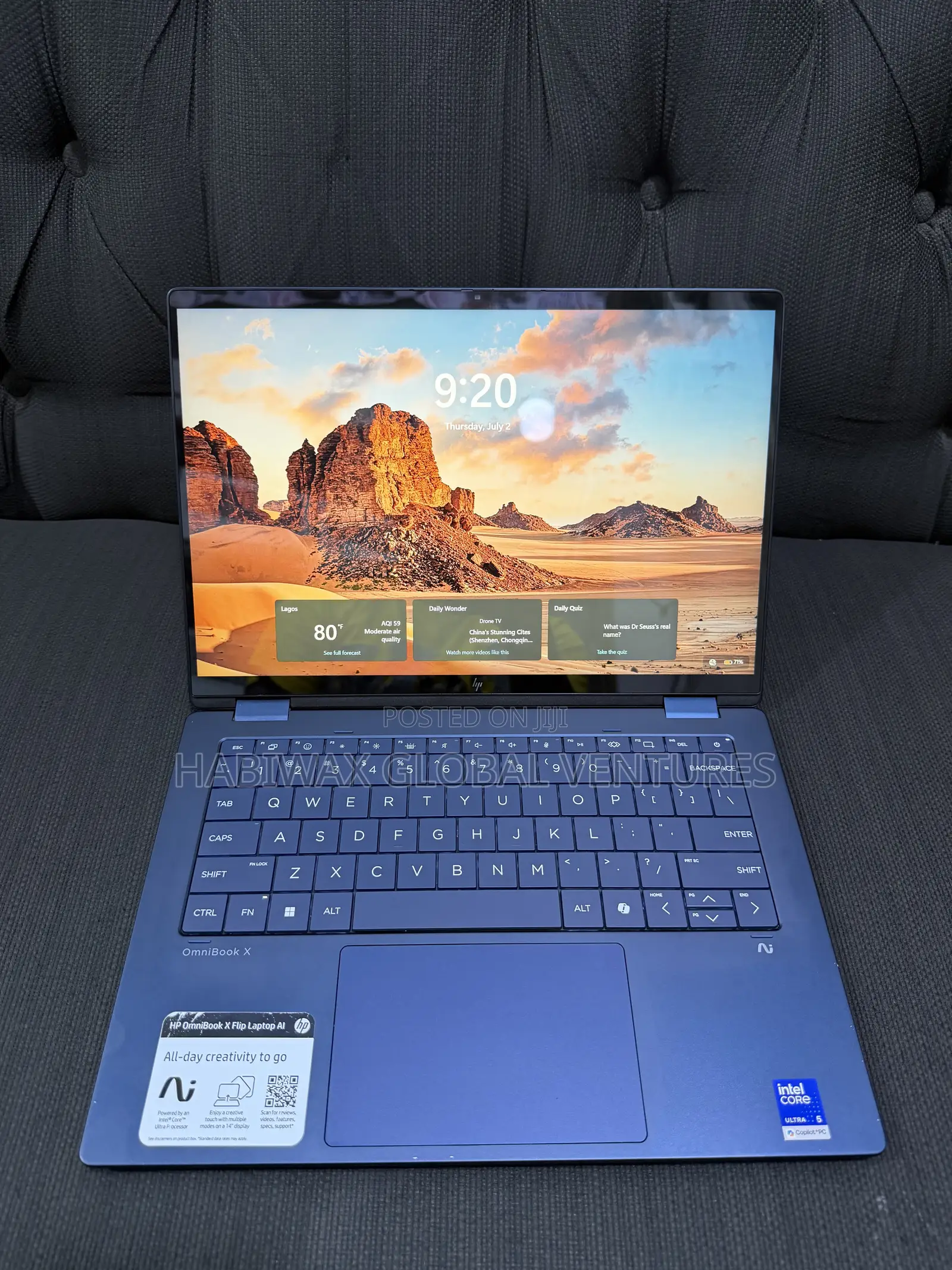 Laptop HP OmniBook X Flip 14" 16GB Intel Core Ultra 5 SSD 512GB