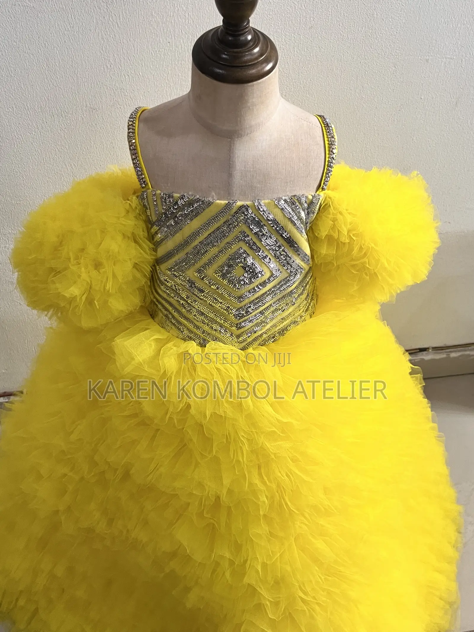 Premium Yellow Princess Dress