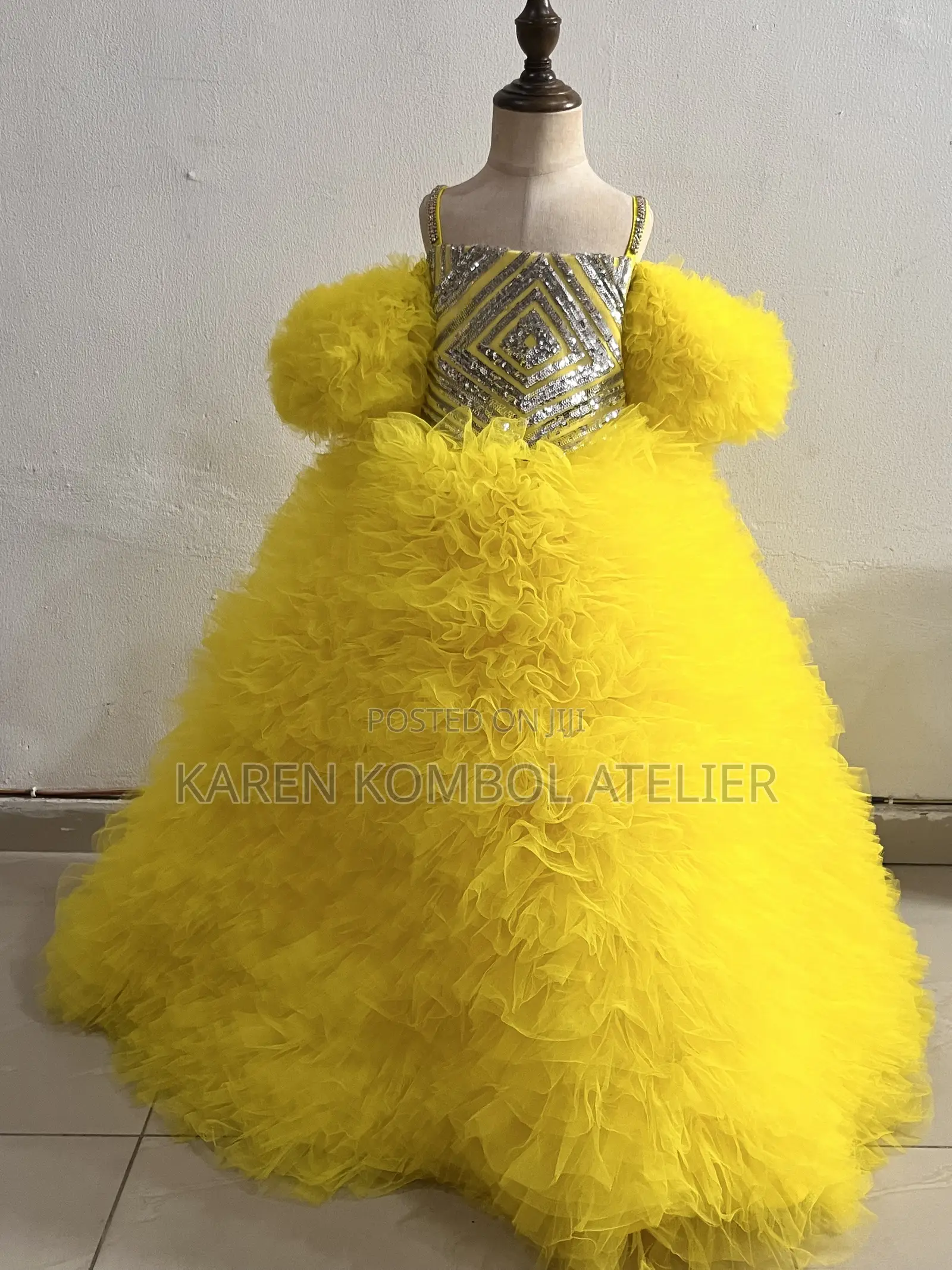 Premium Yellow Princess Dress