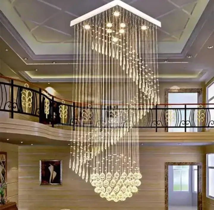 Holiday Sales Square Pendant Crystal Chandelier Modern Lamp